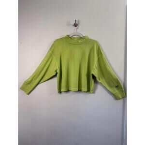 Champion Women’s Cropped Mock Neck Sweatshirt Small